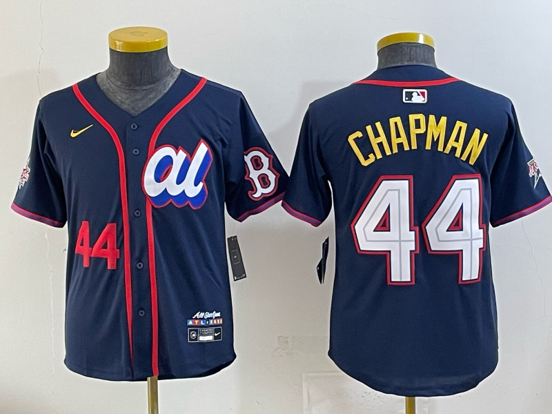 Women Boston Red Sox #44 Chapman Drak Blue All star 2025 Nike MLB Jersey 004
